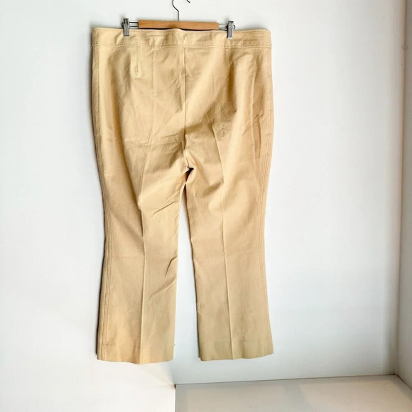 Derek Lam 10 Crosby Light Boiege Cropped Khaki Pants 20 - Picture 6 of 10